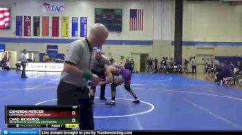 197 lbs Prelim - Cameron Mercer, Concordia University Wisconsin vs Chad Richards, University Of Wisconsin-Whitewater