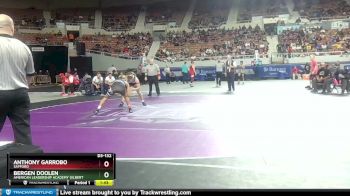 D3-132 lbs Semifinal - Anthony Garrobo, Safford vs Bergen Doolen, American Leadership Academy Gilbert