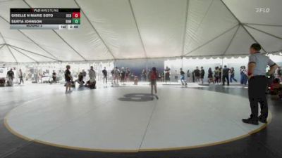 80 lbs Round 2 - Giselle N Marie Soto, OCRTC vs Surya Johnson, Rancho Bernardo WC