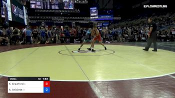 120 lbs Rnd Of 64 - Kolten Crawford, Iowa vs Anthony Aniciete, Nevada