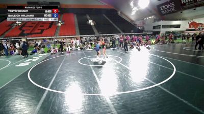 130 lbs Taryn Wright, Alaska HS Girls vs Baileigh Williams, Nevada 2 HS Girls