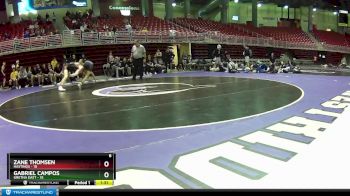 126 lbs Round 4 (6 Team) - Gabriel Campos, Gretna East vs Zane Thomsen, Hastings