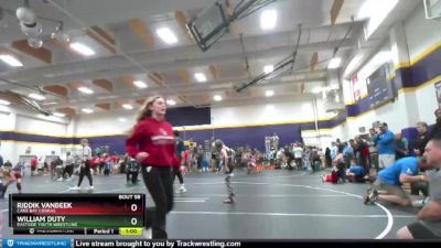 61/64/67 3rd Place Match - Riddik VanBeek, Cane Bay Cobras vs William Duty, Eastside Youth Wrestling