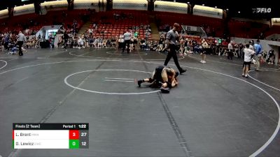 68 lbs Finals (2 Team) - Dean Lewicz, Empyre WC Maroon vs Liam Brent, Meridian Maniacs