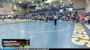 140lbs Cons. Round 2 - Margo Westover, Camas (Girls) vs Addison Christopher, R. A. Long (Girls)