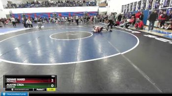 152 lbs Cons. Round 5 - Dennis Ward, Pocatello vs Austin Crea, Lewiston