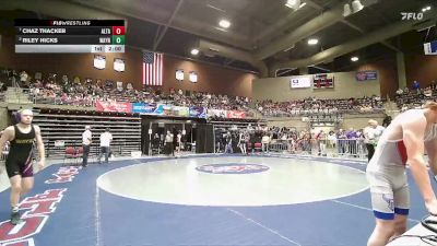 1A 120 lbs Quarterfinal - Chaz Thacker, Altamont vs Riley Hicks, Wayne