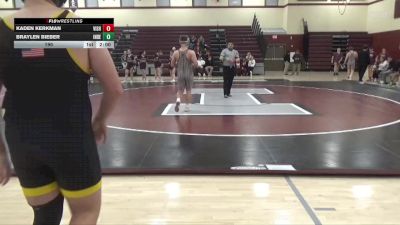 190 lbs Round 3 (3 Team) - Mikey Bailey, Independence vs Kolby Walker, Vinton-Shellsburg