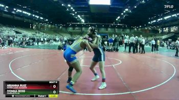 120 lbs Quarterfinal - Iyonna Ross, Charlotte Hs vs Arianna Ruiz, Mater Lakes Academy