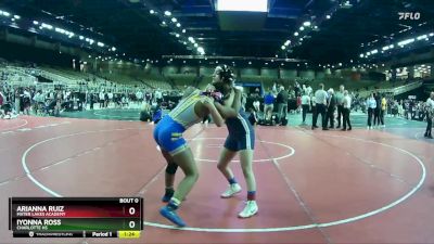 120 lbs Quarterfinal - Iyonna Ross, Charlotte Hs vs Arianna Ruiz, Mater Lakes Academy