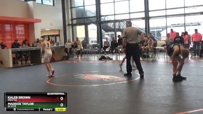 J-7 lbs Quarterfinal - Kaleb Brown, Pack 732 vs Maddox Taylor, DC Elite