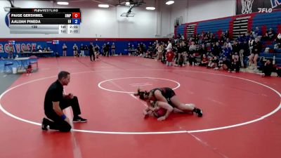 138 lbs Finals (2 Team) - Paige Gershmel, Simpson vs Aalijah Pineda, Emmanuel University