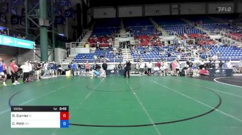 160 lbs Cons 32 #1 - Ryan Currier, Rhode Island vs Charles Petit, Minnesota