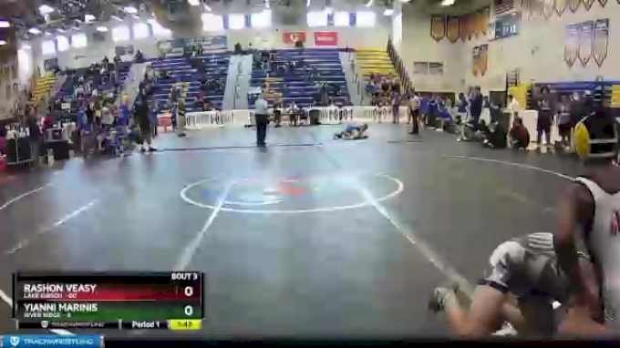 126 lbs Quarterfinals (8 Team) - Yianni Marinis, River Ridge vs Rashon ...