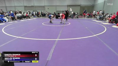 120 lbs Placement Matches (8 Team) - Dakota Fenwick, Arkansas Blue vs Waylon Rogers, Virginia Red