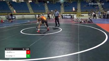 Consolation - Irail Griffin, Black Hills Stampede vs Hayden Long, Punisher Wrestling Company