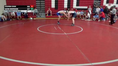 190 lbs Round 1 (4 Team) - Cooper Cook, Vestavia Hills vs Gavin Whiteside, Enterprise HS
