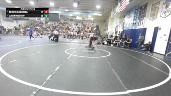 157 lbs Quarterfinal - Travis Ledesma, Paloma Valley vs Gavin Meraw, Aliso Niguel