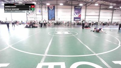 114 lbs Round Of 64 - Annika Scott, CA vs Natalia Sanchez, FL