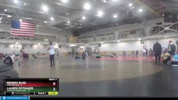 127 lbs Round 1 (4 Team) - Lauren Dothager, Charlies Angels Pink vs Kendra Bliss, Missouri Red