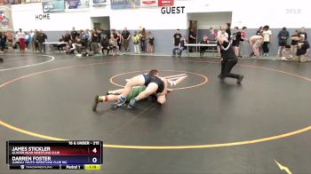 215 lbs Round 3 - James Stickler, Glacier Bear Wrestling Club vs Darren Foster, Juneau Youth Wrestling Club Inc.