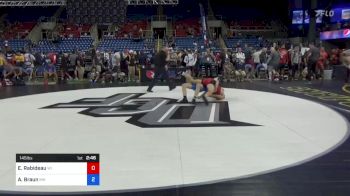 145 lbs Rnd Of 64 - Eli Rabideau, Wisconsin vs Alex Braun, Minnesota