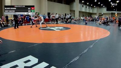 100 lbs Round 6 (8 Team) - Blake Adams, Alabama Elite Black vs Joey Mayer, MF Dynasty