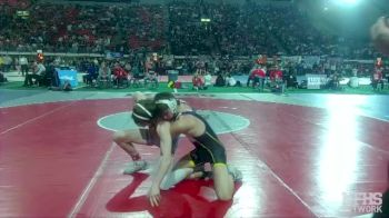 3A 126 lbs Quarterfinal - Collin Morris, Marsh Valley vs Brian Bensen, Snake River