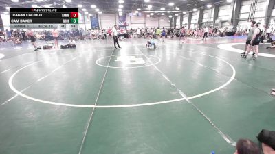 126 lbs Rr Rnd 2 - Teagan Caciolo, Hammerin Hornets vs Cam Baker, Micky's Maniacs Blue