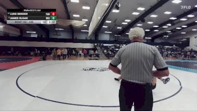 149 lbs Cons. Round 3 - James Sloan, Wilkes vs Luke Bender, Franklin And Marshall