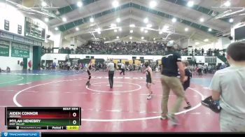 75 lbs Champ. Round 2 - Mylah Henebry, East Valley vs Aiden Connor, Meridian