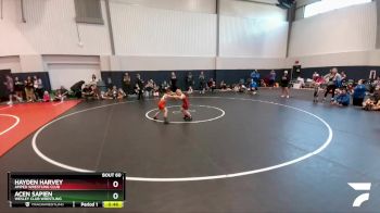 52 lbs Cons. Round 1 - Acen Sapien, Wesley Club Wrestling vs Hayden Harvey, Amped Wrestling Club