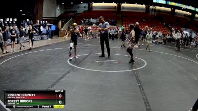 72 lbs Round 3 (6 Team) - Vincent Bennett, Dayton Bandits vs Forest Brooks, Silo WC