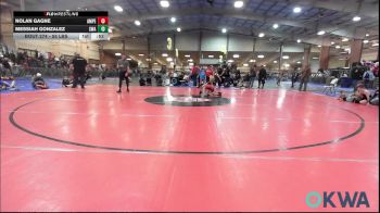 55 lbs Final - Nolan Gagne, Amped Wrestling Club vs Messiah Gonzalez, Shelton Wrestling Academy
