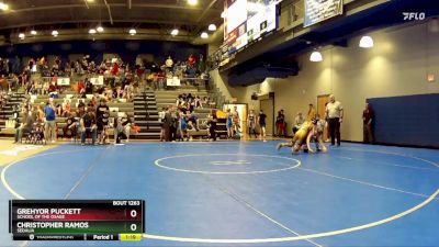 108-115 lbs Cons. Round 1 - Christopher Ramos, Sedalia vs Grehyor Puckett, School Of The Osage