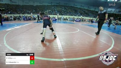 83 lbs Round Of 16 - Payton Ellis, Blanchard Wrestling Club vs Deandra Edwards, RSA RedStorm