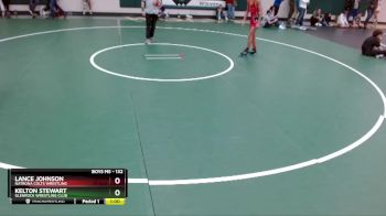 132 lbs 3rd Place Match - Kelton Stewart, Glenrock Wrestling Club vs Lance Johnson, Natrona Colts Wrestling