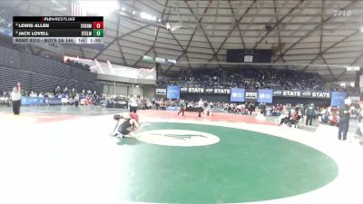 Boys 2A 144 lbs Champ. Round 2 - Lewis Allen, W. F. West vs Jack Lovell, Steilacoom