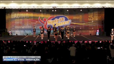 Brandon All-Stars - Black [2025 L6 Senior Coed - Small Day 1] 2025 Spirit Cheer Dance Grand Nationals & Cheer Nationals