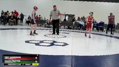 75 lbs Round 4 (6 Team) - Mason Proctor, Missouri Gold vs Trey Sanderson, Fort Hammers