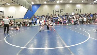 76 lbs Champ. Round 2 - Hyrum Storey, Box Elder Stingers vs Cullen Eller, Sanderson Wrestling Academy