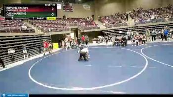 56 lbs Cons. Round 3 - Bryken Causey, Canyon View Falcons vs Cash Marsing, Carbon