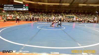 58 lbs Consi Of 16 #2 - Jett Cavazos, Top Rank Hammers vs Beckett Mills, Keystone Wrestling Club