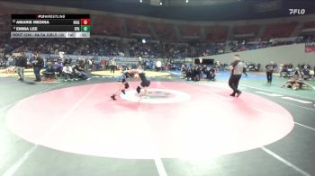 6A/5A Girls 130 Cons. Round 3 - Amarie Medina, Hillsboro Girls vs Emma Lee, Eagle Point Girls