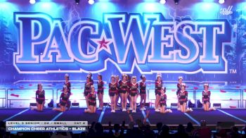 Champion Cheer Athletics - BLAZE [2026 L3 Senior - D2 - Small Day 2] 2026 PacWest Grand Nationals