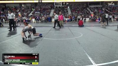 110 lbs 1st Place Match - Kylon Hill, SAW TC vs Tristan Walker, Frontenac Youth Wrestling Club