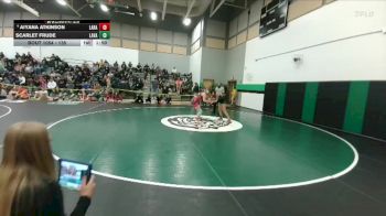 135 lbs Champ. Round 1 - Scarlet Frude, Lander Valley vs Aiyana Atkinson, Laramie