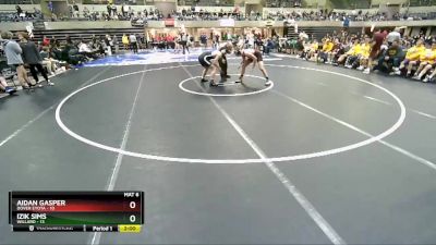 195 lbs Finals (8 Team) - Izik Sims, Willard vs Aidan Gasper, Dover Eyota