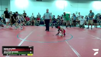 60 lbs Round 2 (8 Team) - Noah Kalebek, Iron Horse vs Braxton Bowers, 84 Athletees