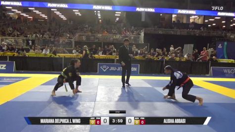 Alisha Abbasi vs Mariana Delphica J. Wing 2025 Pan Kids Jiu-Jitsu IBJJF Championship